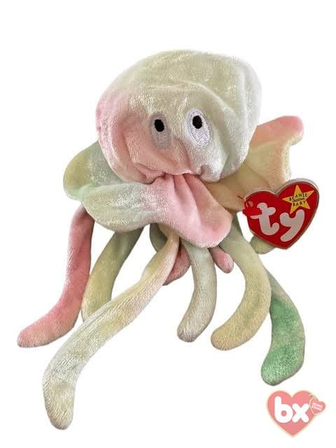 Ty Beanie Baby Goochy the Jellyfish 1998 Vintage Good Condition