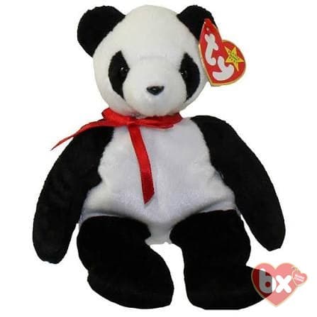 Ty Beanie Baby Fortune the Panda 1997 Style #4191 Vintage Good Condition