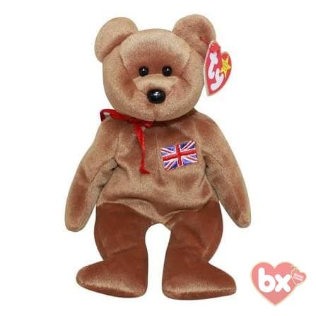 Ty Beanie Baby Britannia Bear 1997 UK Exclusive Vintage 1st Gen