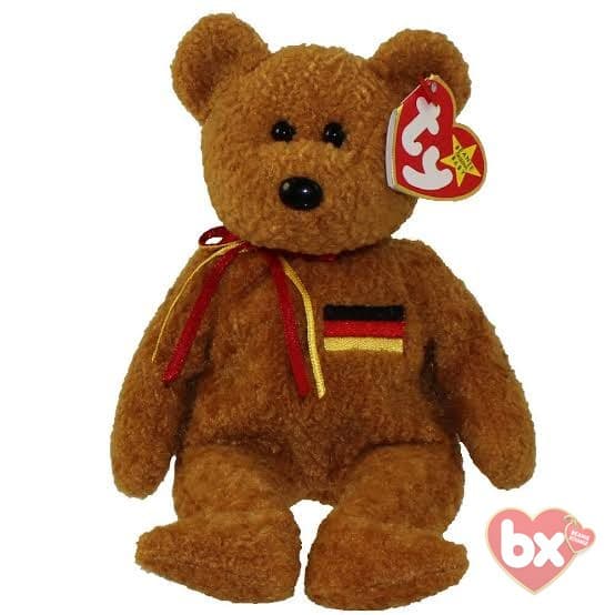 Ty Beanie Baby Germania the Bear 1999 Germany Exclusive MWMT