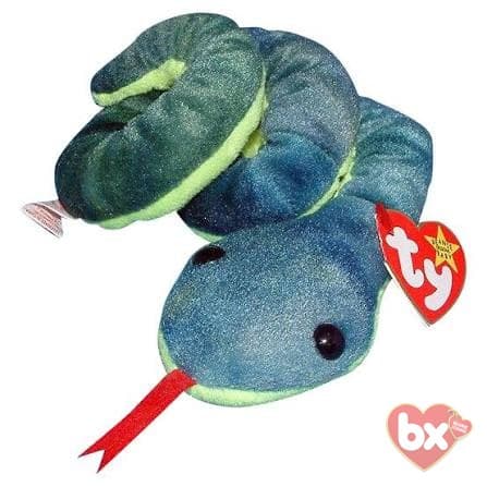 Ty Hissy the Snake 1997 Style #4188 Retired NM Coiled Beanie Baby