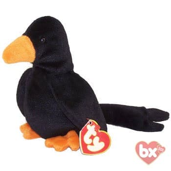 Ty Caw the Crow 1995 Beanie Baby #4071 Retired Vintage Rare