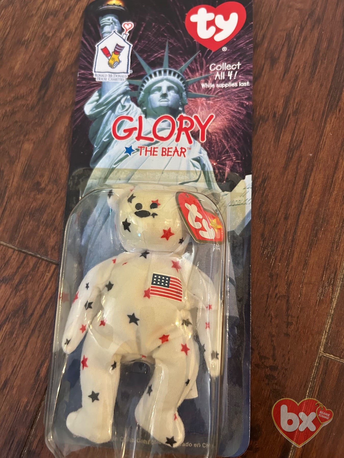 Glory — Ty Beanie Baby bear (1998) Glory — Ty Beanie Baby bear (1998)