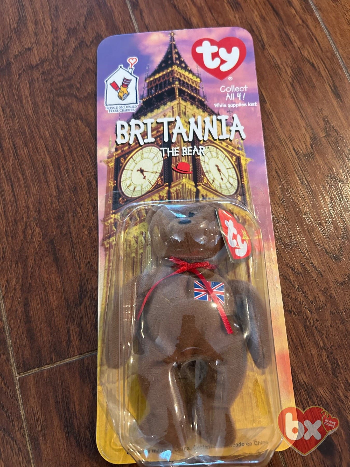 Britannia — Ty Beanie Baby bear (1997) Britannia — Ty Beanie Baby bear (1997)