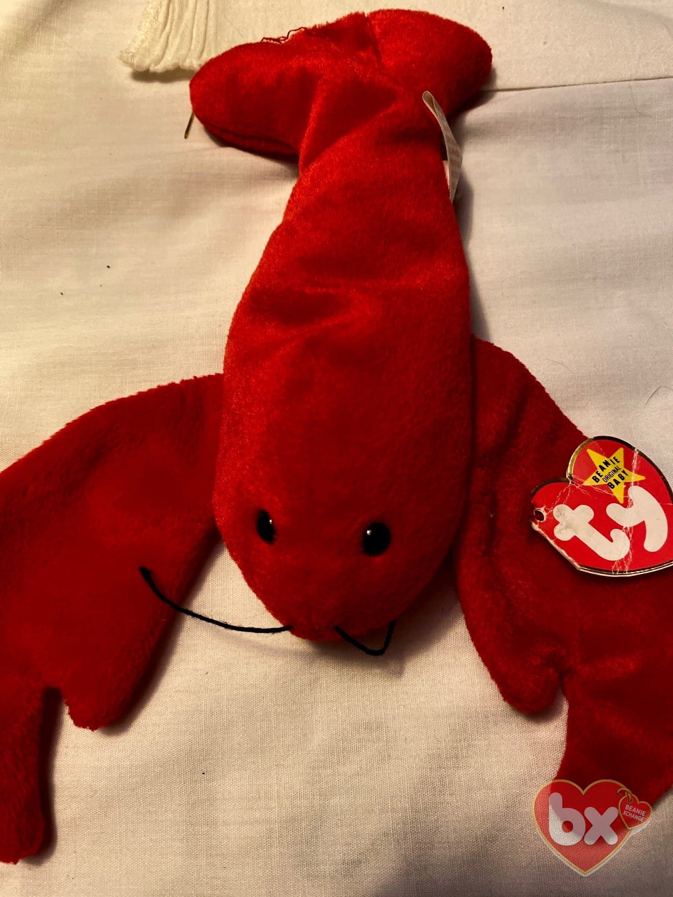 Pinchers — Ty Beanie Baby lobster (1993) Pinchers — Ty Beanie Baby lobster (1993)