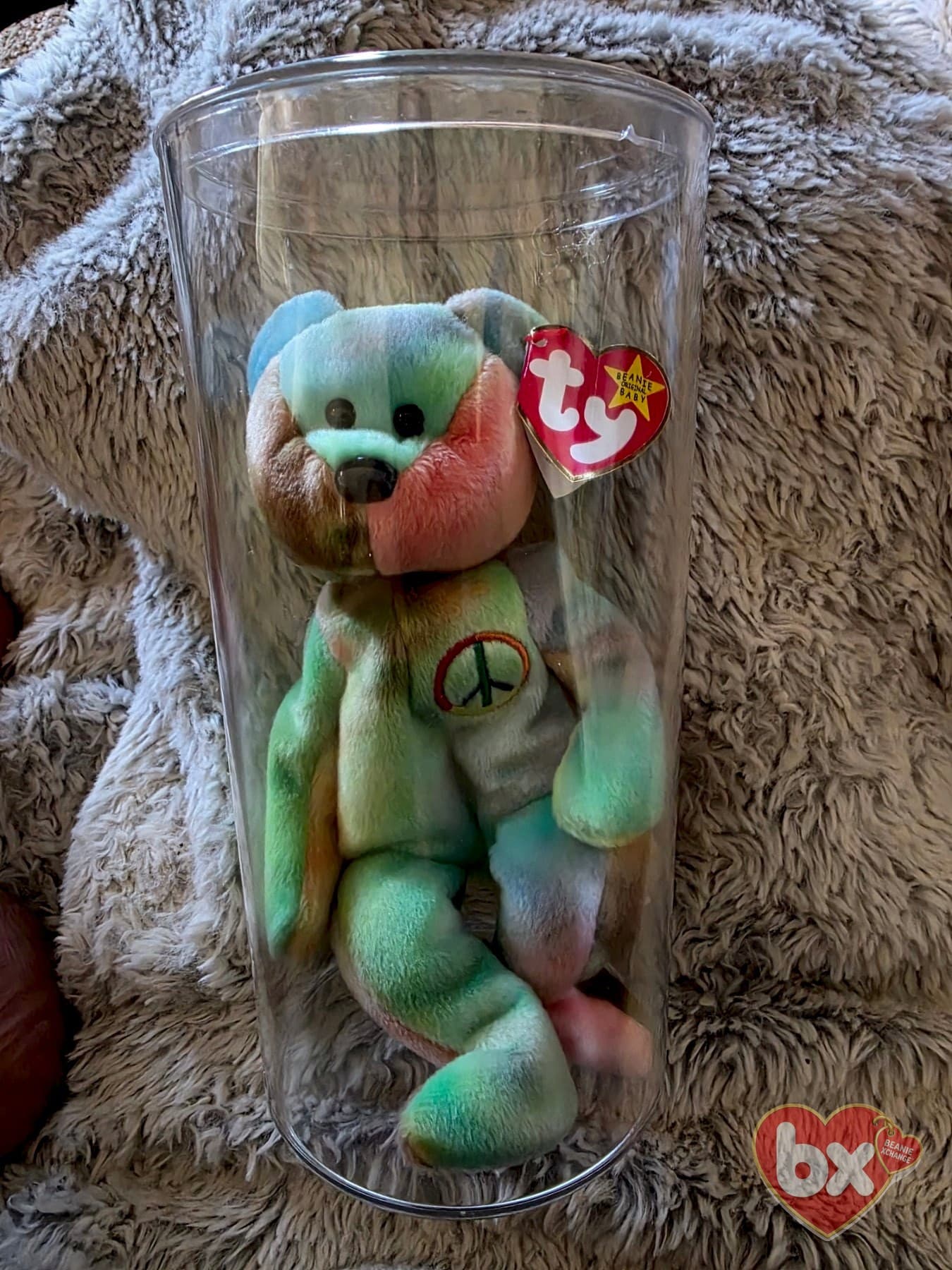 Peace — Ty Beanie Baby bear (1996) Peace — Ty Beanie Baby bear (1996)