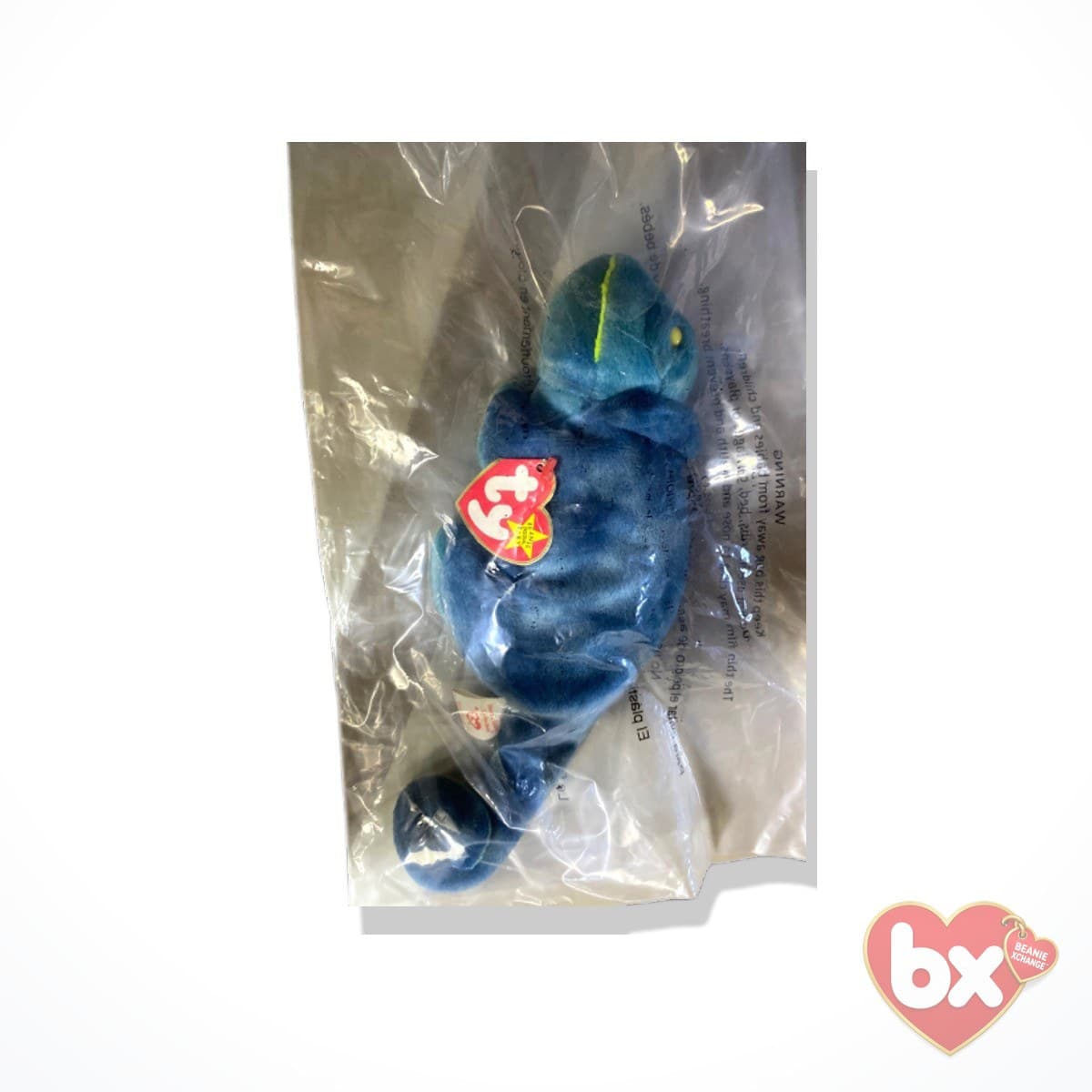 Rainbow — Ty Beanie Baby chameleon (1997) Rainbow — Ty Beanie Baby chameleon (1997)